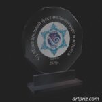 Нагорода скляна для фестивалів GL-47  h23,5 см