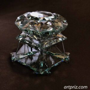 Престижна Нагорода Скляний Кристал GLK-1