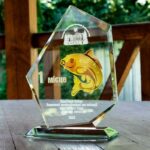 Приз стеклянный для награждения GL-15 h23,5см