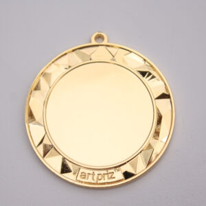 Медаль з нікою МА5011 Золото D50мм місце під Жетон D25мм