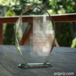 Приз скляний нагородний універсальний GL-2 h20,5см