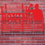 Тримач для медалей на стіну на заказ Боксерський Розмір 62х40см MD34