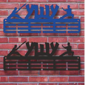 Тримач медалей з ушу металевий на замовлення Розмір 50х19см MD27