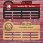 Тримач для медалей на стіну із дерева під заказ  Розмір 50х25см MD43