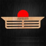 Рамка для спортивних медалей ДЗЮДО  Розмір 59х25см MD40