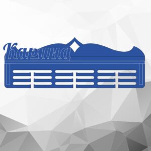 Медальниця імена деревяна з полкою  Розмір 54*22см MDP7