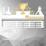 Медальница деревянная с полкой именная танцевальная Размер 60*36см MDP5