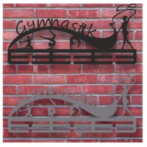 Держатель медалей по художественной гимнастике металлический на заказ размер 50х23см MD29