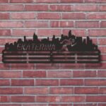 Вішалка для медалей металева  марафони RUN Розмір 50х17см MD13