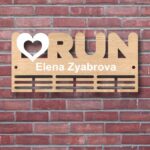 Вішалка для медалей  марафони I LOVE RUN Розмір 35х16см MD12