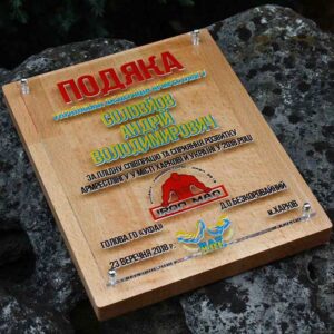 Подяка  за  благодійну допомогу, подяка волонтерам  А4 DDBА3