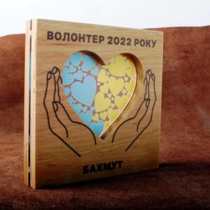 Диплом ВОЛОНТЕР РОКУ Розмір 18*18см DDAK18