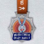 Медаль для марафону CRAZY RABBIT розмір 76*70мм MLM70CR