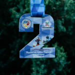 Медаль металева містова КУБОК ПОДІЛЛЯ ДРУГЕ МІСЦЕ Розмір 80*56мм MMT80