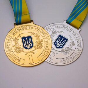 Медаль металева Мінистерство молоді та спорту Розмір 60мм ММС60