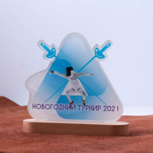 Нагорода з фехтовання НОВОГОДНІЙ ТУРНІР 2021 Висота 20 NFNT20