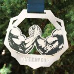 Медаль металева з накладками АРМРЕСТЛИНГ 2 місце Розмір 150*135см. МАK152