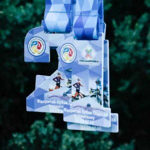 Медаль металева містова КУБОК ПОДІЛЛЯ ТРЕТЄ МІСЦЕ Розмір 80*56мм MMT803