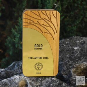 Диплом GOLD PARTNER  Висота 20см DGP20