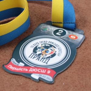 Медаль металл первенство ДЮСШ 9 Размер 90х60мм 138M22