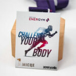 Медаль металлическая CHALLENGE ENERGYM размер 85*60мм MMCE85