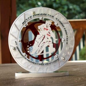 Нагорода з дюралюмінія та акрілу МРІЯ Висота 19см NMM19