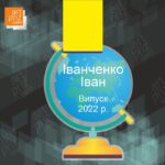 Медаль акрилова для випускників Глобус MAG1 70 мм