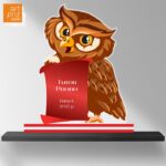 Награда статуэтка акриловая для выпускников Сова высота 18см NAS1