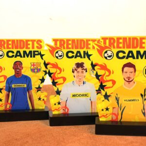 Приз з акрилу для Футболу Trendets Camp Розмір 16х18см SATC167