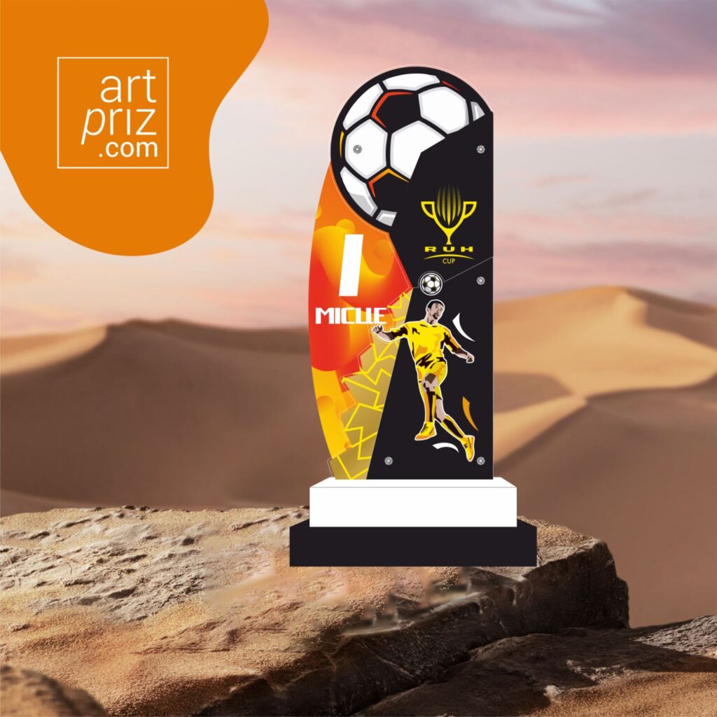 Нагородний Приз з Футболу, акрил, 15х35см АРТПРИЗ NPFAA35
