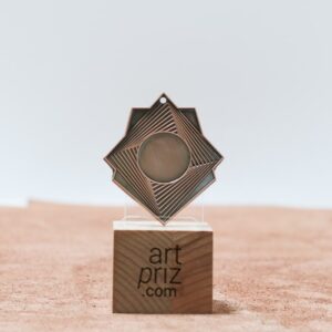 Медаль MA0160 Бронза, метал, розмір 70х60мм Жетон 25мм універсальна