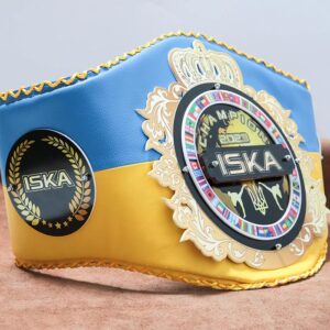 Пояс нагородний Кікбоксинг (бокс) ISKA Україна АРТПРИЗ PNKUK