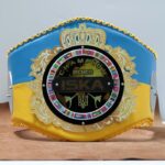 Пояс нагородний Кікбоксинг (бокс) ISKA Україна АРТПРИЗ PNKUK