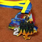 Медаль акриловая по кикбоксингу Слава ВСУ!10Х9СМ MIA1090