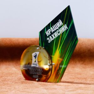 Нагорода з  футболу Кращий воротар (нападаючий) UTMOST CUP 20х18см NAFVN20