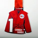 Медаль металлическая индивидуальная для Самбо 100 x 98ММ АРТПРИЗ MIMS100