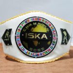 Пояс нагородний Кікбоксинг (бокс) ISKA білий АРТПРИЗ PNKB2