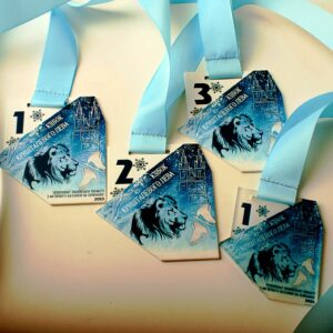 МЕДАЛЬ "КУБОК КРИШТАЛЕВОГО ЛЕВА" Фігурне Катання, акрил, 70х65мм MKKLA