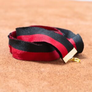 Стрічка текстурна червоно-чорна 20 мм