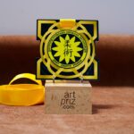 Медаль для соревнований по Джиу-Джитсу, металл, 10см АРТПРИЗ MZDD10