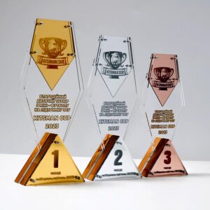 Кубок нагорода з міні-футболу KITSMAN CUP 2023 30x14см АРТПРИЗ 740N23