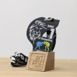 Медаль металева з боротьби King of Grappling Розмір 5х5см MKG55