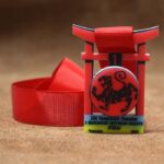 Медаль індивідуальна акрилова Кіокушин Шотокан Карате Розмір 7х5,5см PA7055