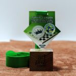 Медаль з шашок присвячена річниці визволення м. Ірпеня 60мм 979MS3