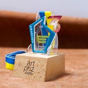 Медаль з Футзалу (мініфутболу) ДЖАВЕЛІГА 83х67мм АРТПРИЗ MAFD83