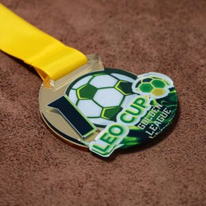 Медаль для турніру з футбола LEO CUP 60мм АРТПРИЗ MFLC6