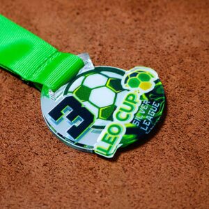 Медаль для турніру з футбола LEO CUP 60мм АРТПРИЗ MFLC6