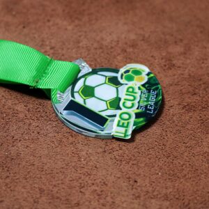 Медаль для турніру з футбола LEO CUP 60мм АРТПРИЗ MFLC6
