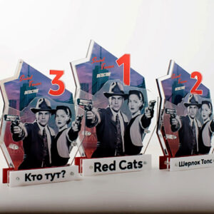 Приз акриловий Detective Розмір 25х19см PAD25193