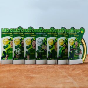 Статуетка нагорода номінації з футболу LEO CUP 13х18см АРТПРИЗ SNLC694